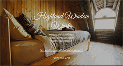 Desktop Screenshot of highlandwindowworks.com